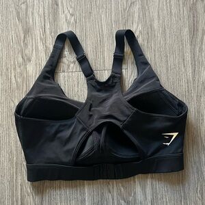 Black Athletic Compression Bra